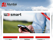 Tablet Screenshot of mumbai.com.br